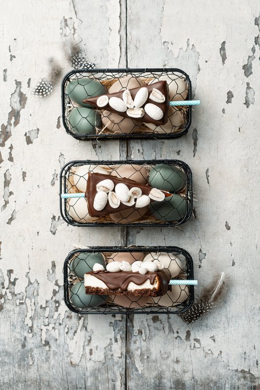 Pumpernickel-Cheesecake-Sticks mit westfälischem Pumpernickel