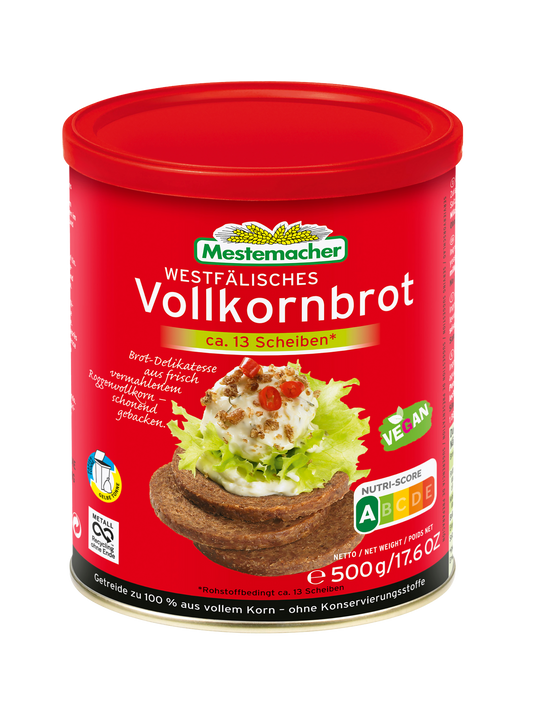 Westfälisches Vollkornbrot in der Dose
