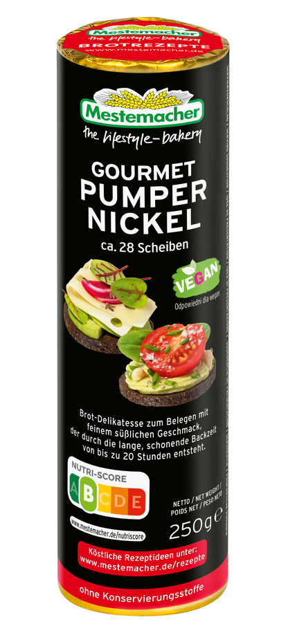 Gourmet Pumpernickel Rolle