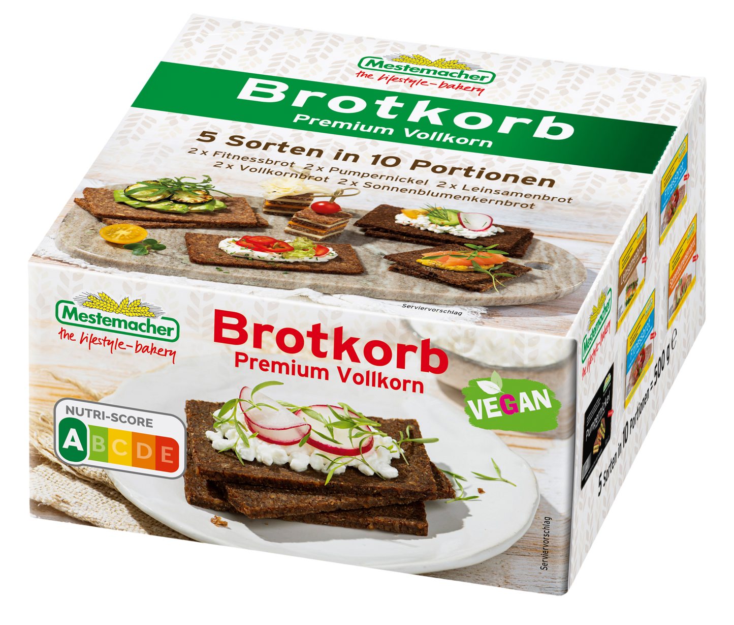 Premium Vollkorn Brotkorb