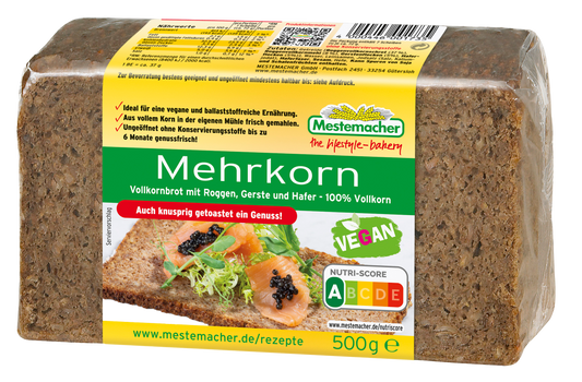 Fitnessbrot Mehrkorn
