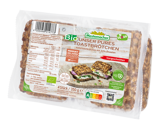 Bio Unser Pures Toastbrötchen