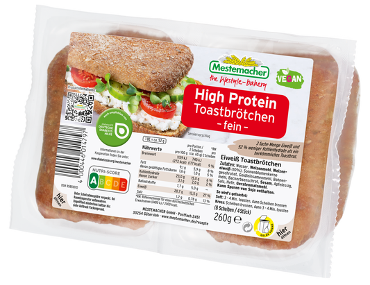 High Protein Toastbrötchen fein