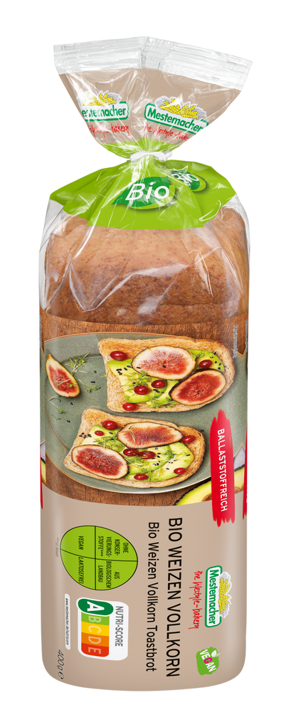 Bio Weizen Vollkorn Toastbrot
