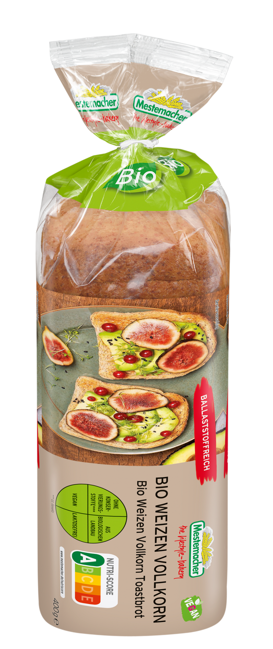 Bio Weizen Vollkorn Toastbrot
