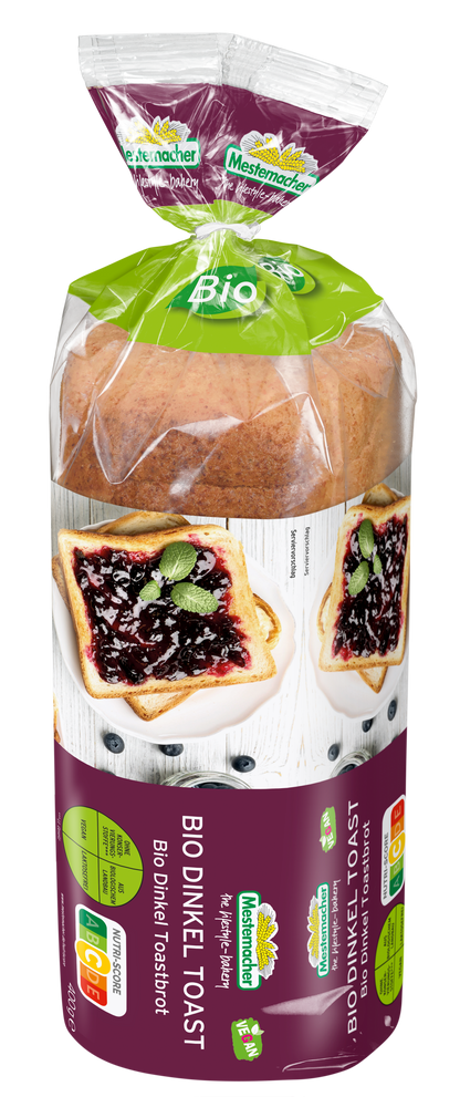 Bio Dinkel Toastbrot