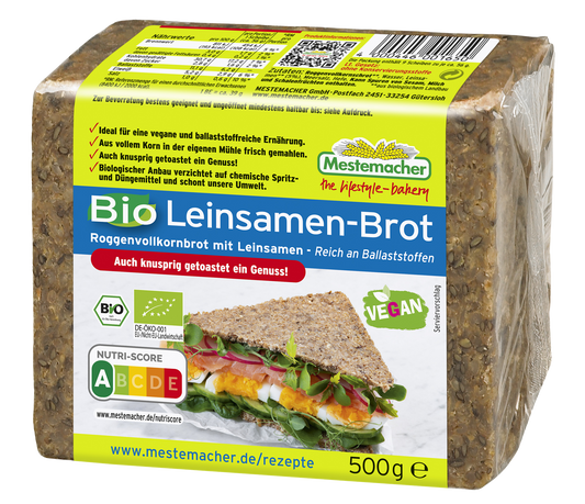 Bio Leinsamenbrot