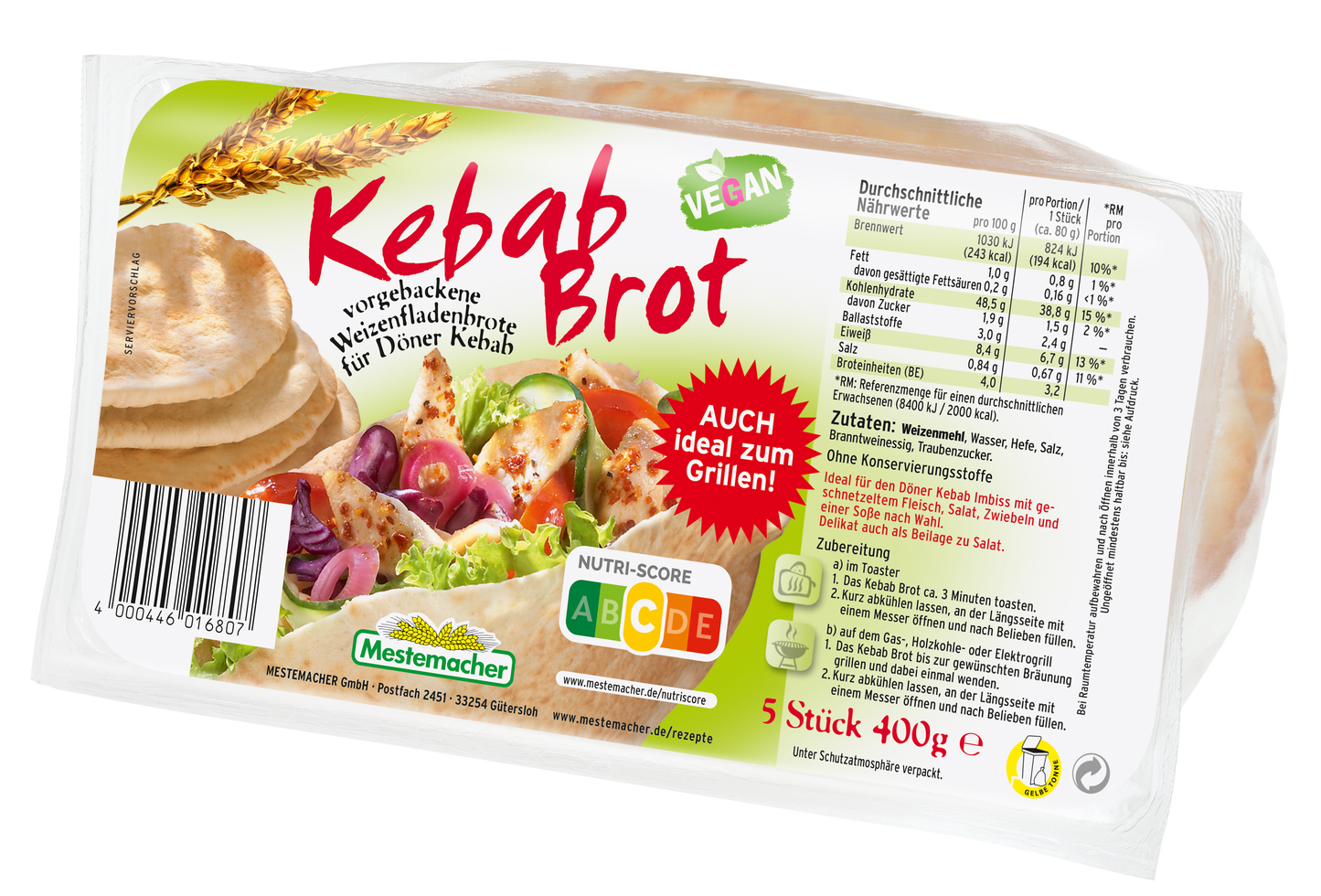 Kebab Brot