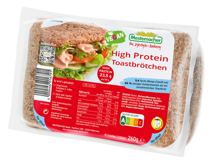 High Protein Toastbrötchen