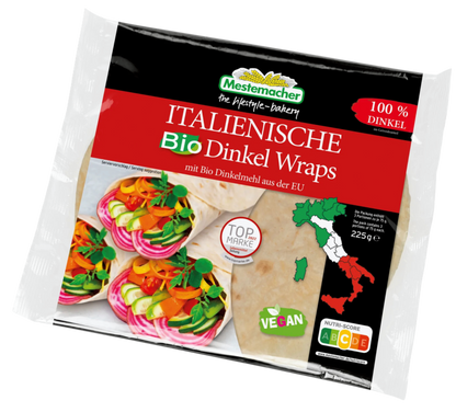Italienische Bio Dinkel Wraps