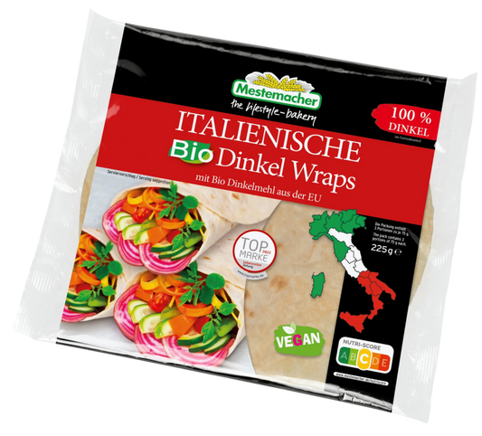 Italienische Bio Dinkel Wraps