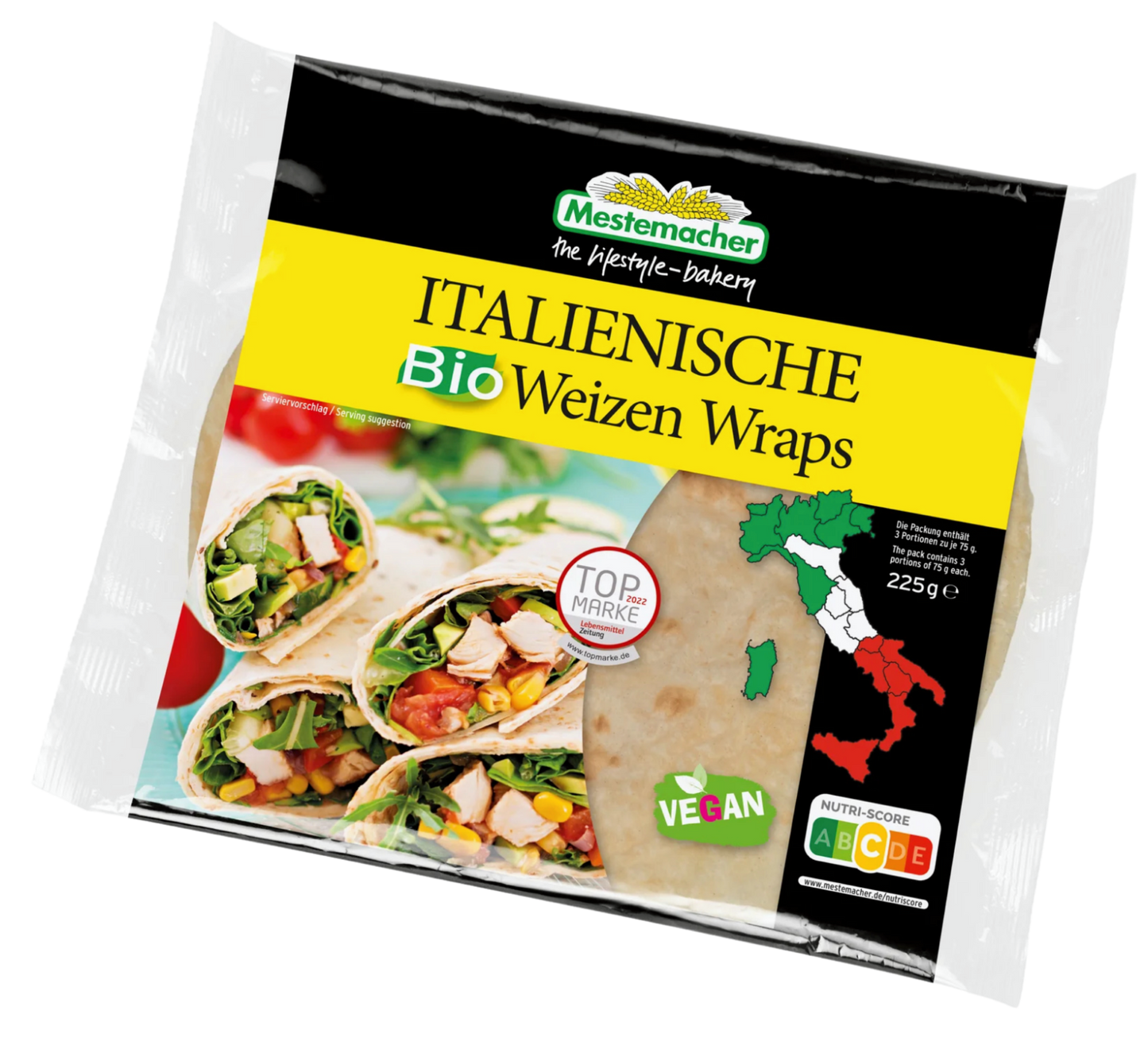 Italienische Bio Wraps
