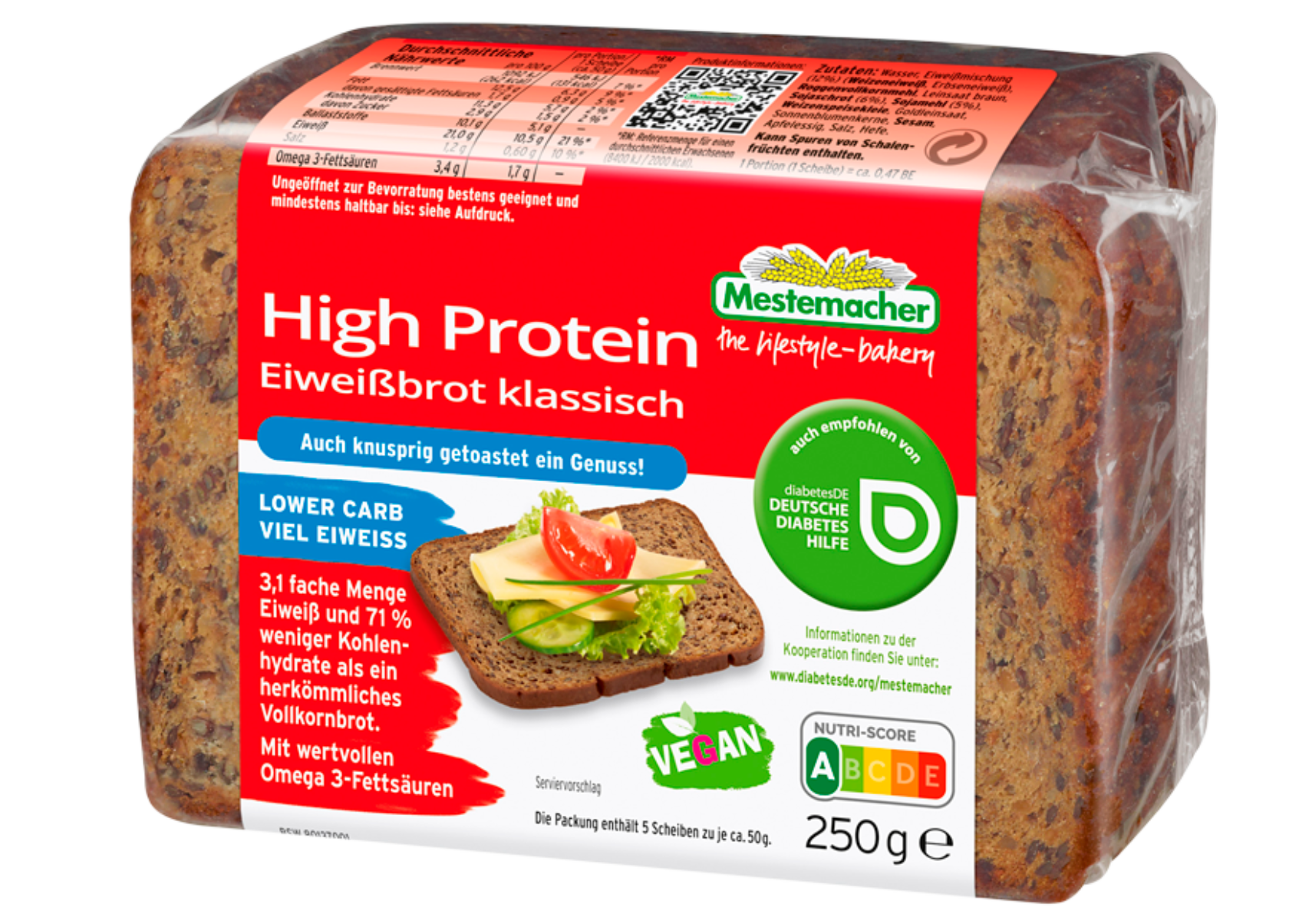 High Protein Eiweißbrot klassisch
